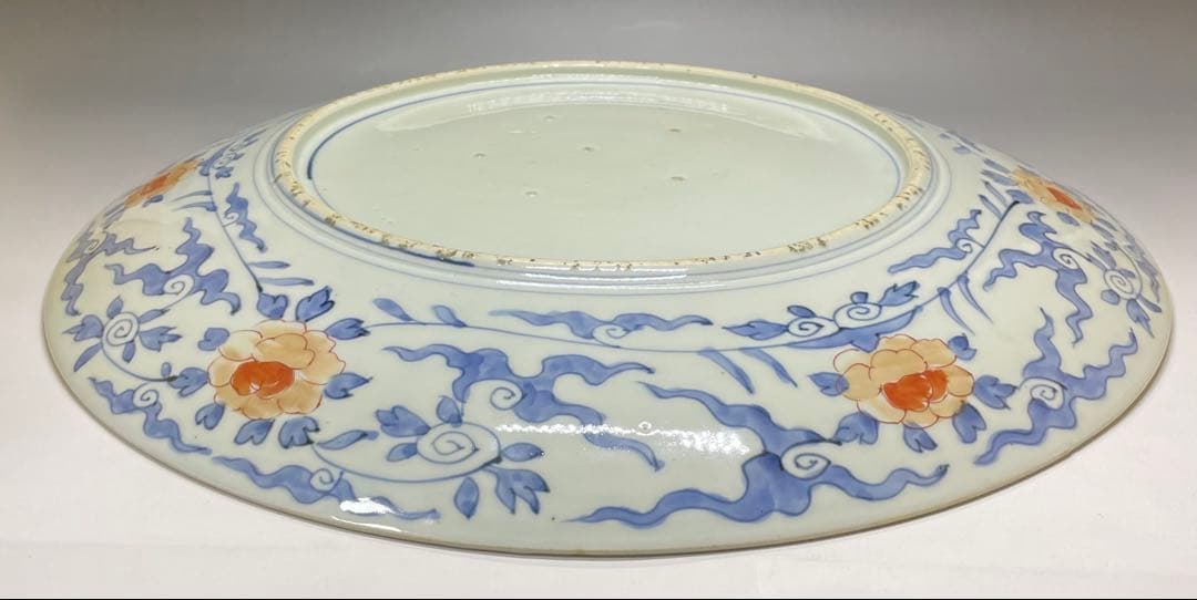 古伊万里　大皿　染錦　G917