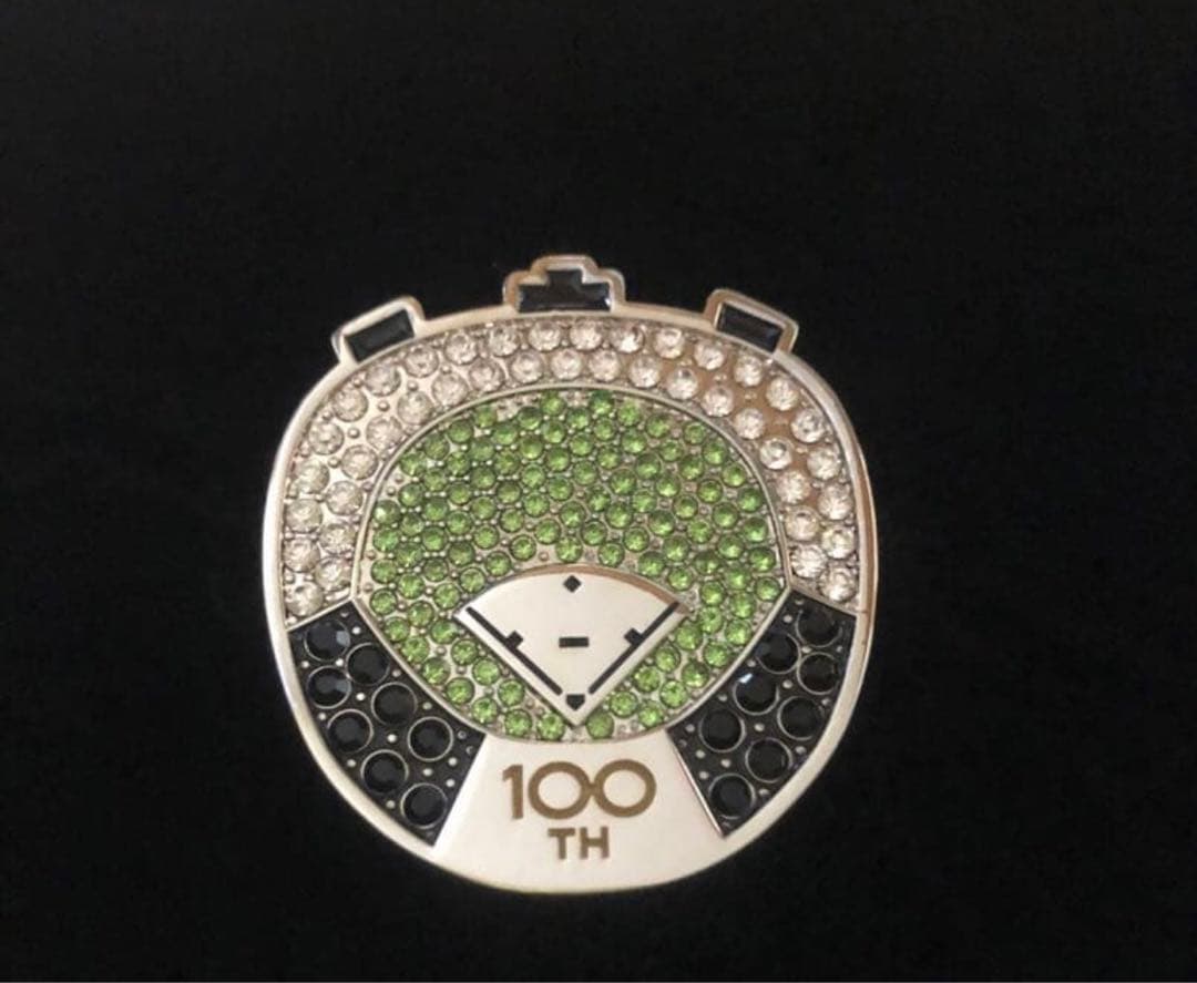 甲子園100周年　①ジオラマ模型②ピンバッチ　まとめ売り美品
