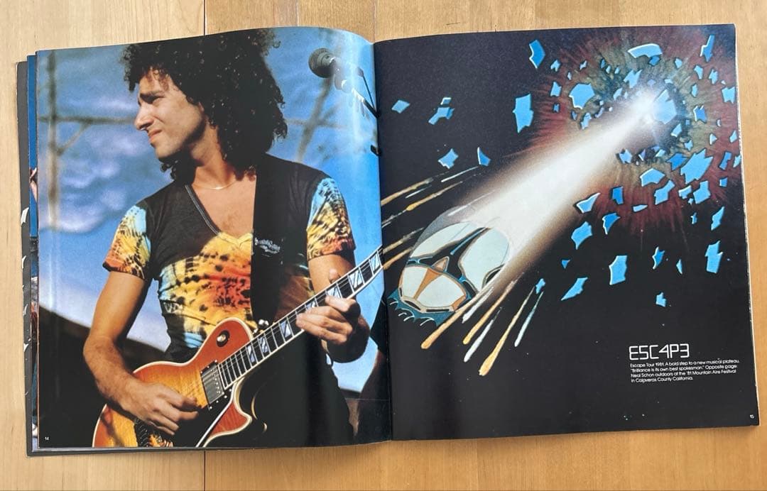 ［アナログL Pレコード］JOURNEY 2枚& 1982年ライブツアーパンフ