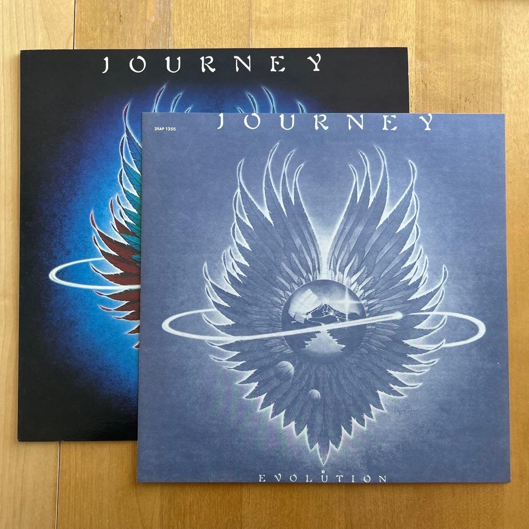 ［アナログL Pレコード］JOURNEY 2枚& 1982年ライブツアーパンフ