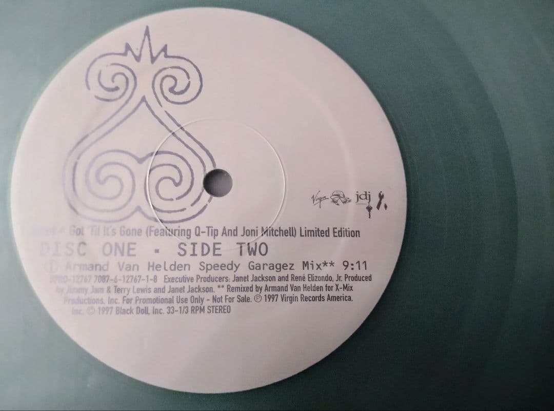 3000枚限定 未再生 US PROMO JANET JACKSON Q-TIP