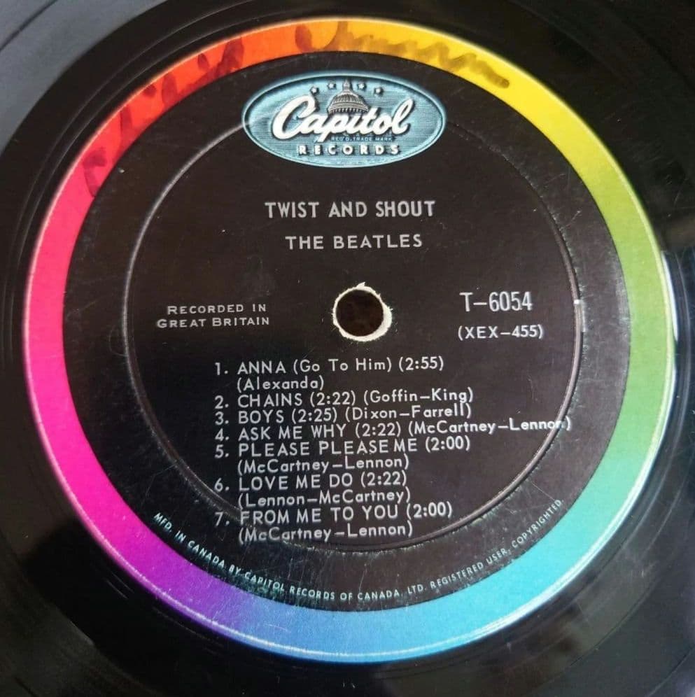 カナダ盤The Beatles twist and shout