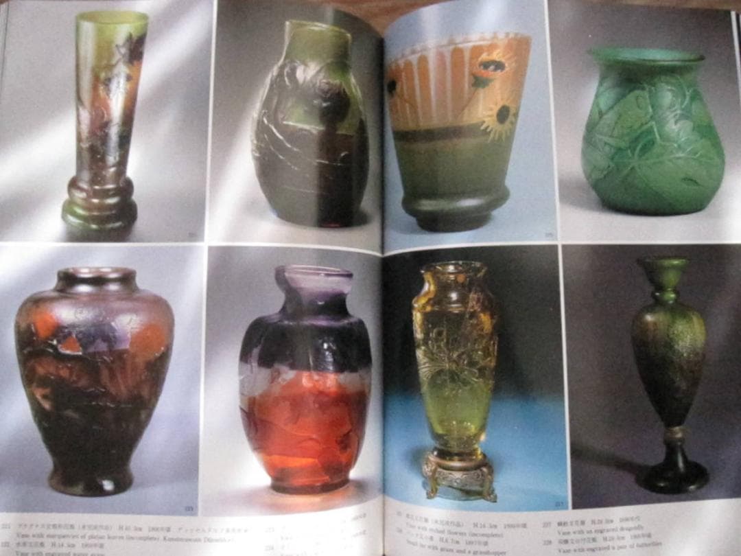 THE GLASS OF EMILE GALLE　エミール・ガレ のガラス
