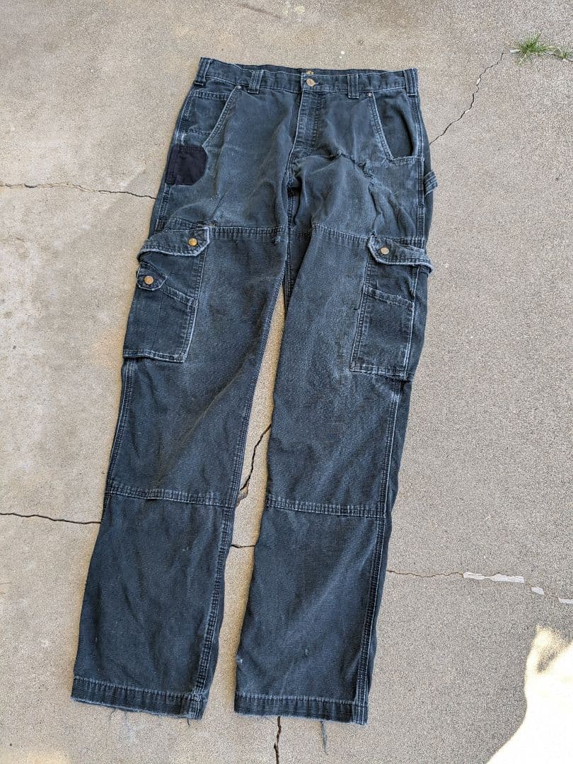 雰囲気◎　old carhartt カーハート ワークパンツ　usa ニカラグア