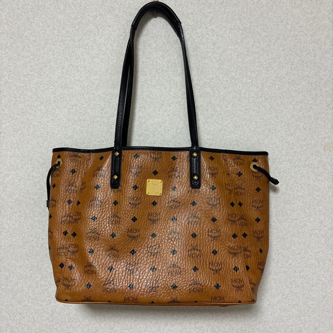 MCM トートバッグ F1865 ブラウン