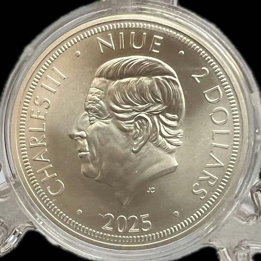最新作 2025年 ニウエ チェコのライオン 百獣の王 1オンス銀貨 純銀