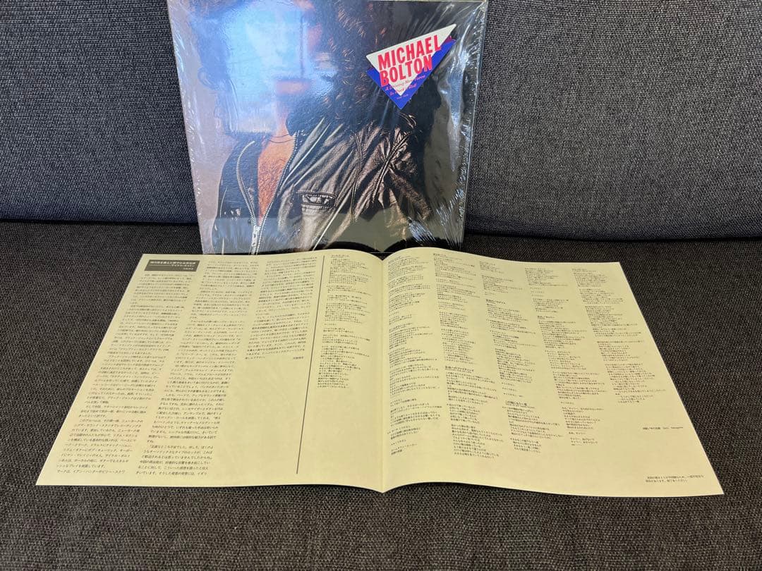 マイケルボルトン 帯付 初期盤 LP洋楽レコード　美品 25AP2609