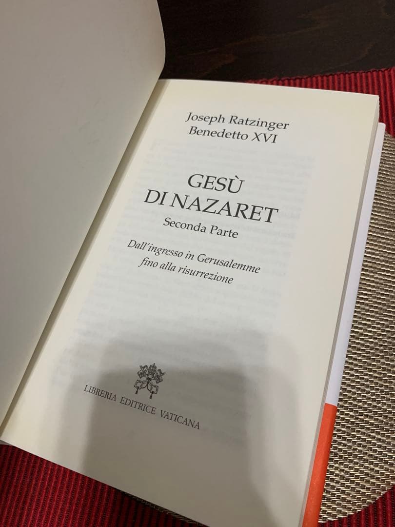 GESÙ DI NAZARET by Benedetto XVI