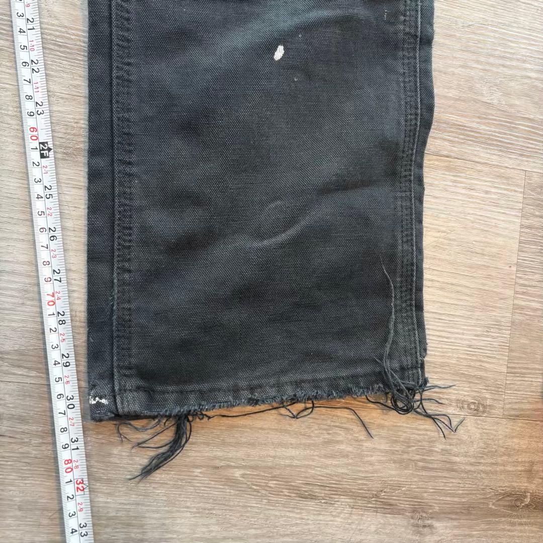 Carhartt USA ダブルニーB01ブラックペイント#530