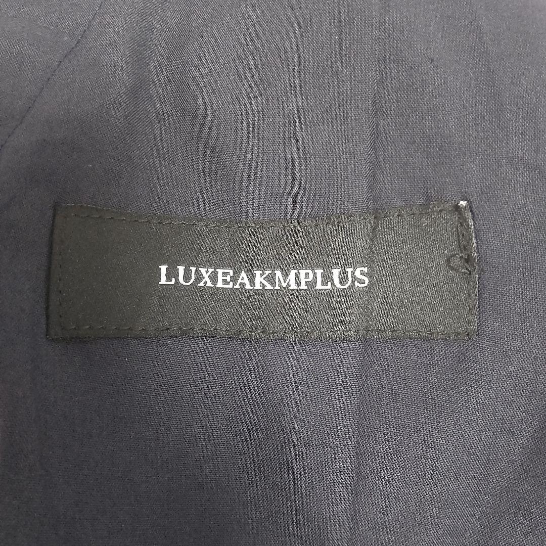 LUXEAKMPLUS 未使用 ゴルフ サイドロゴ スラックスパンツ M 紺