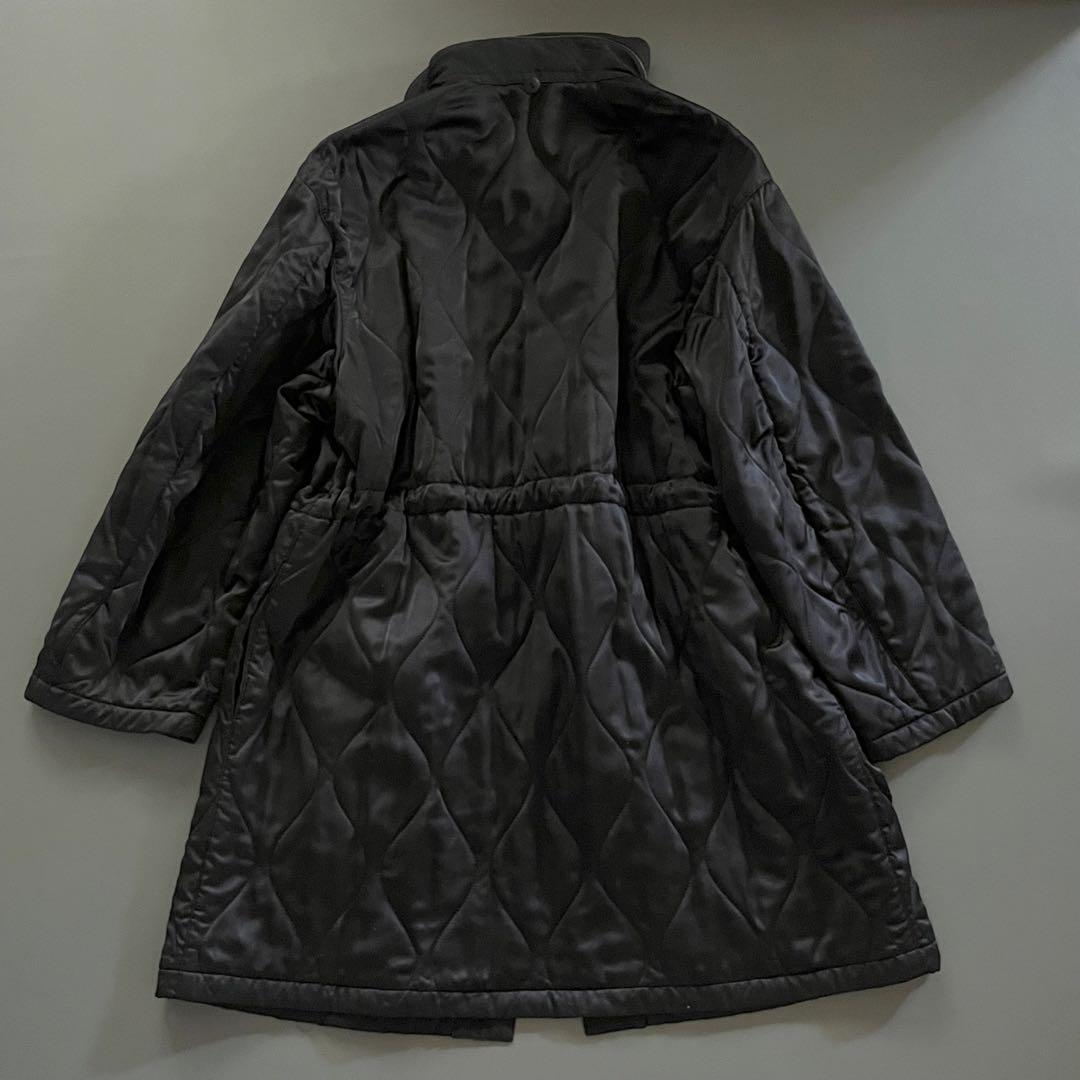 バーバリー　Burberry キルティングコート　ウエスト　黒
