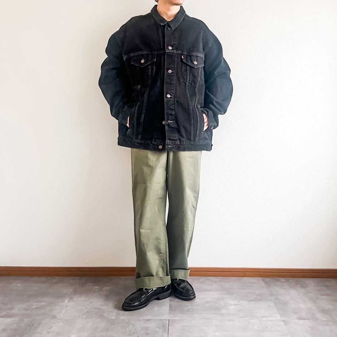 90s Levi's 70507-4159 サルファブラック デニムジャケット