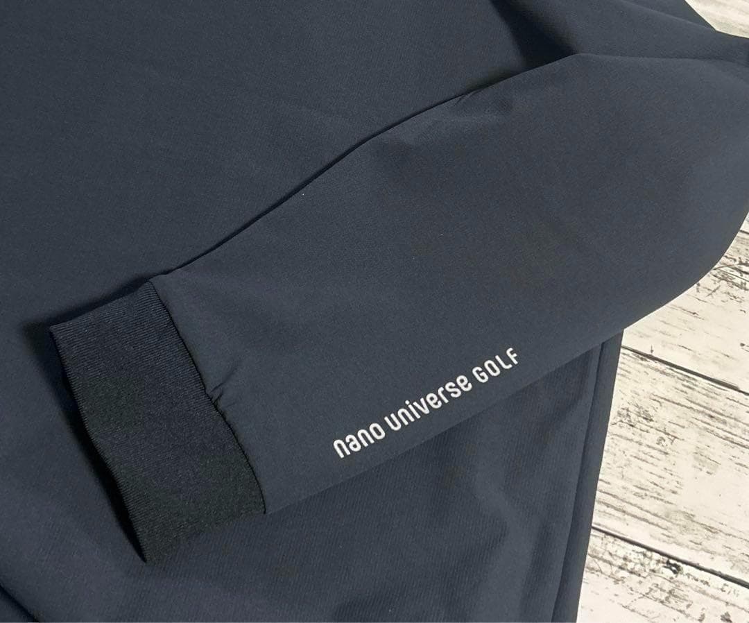 ナノユニバースゴルフ　XL　ウォームロングスリーブ　長袖シャツ　モックネック