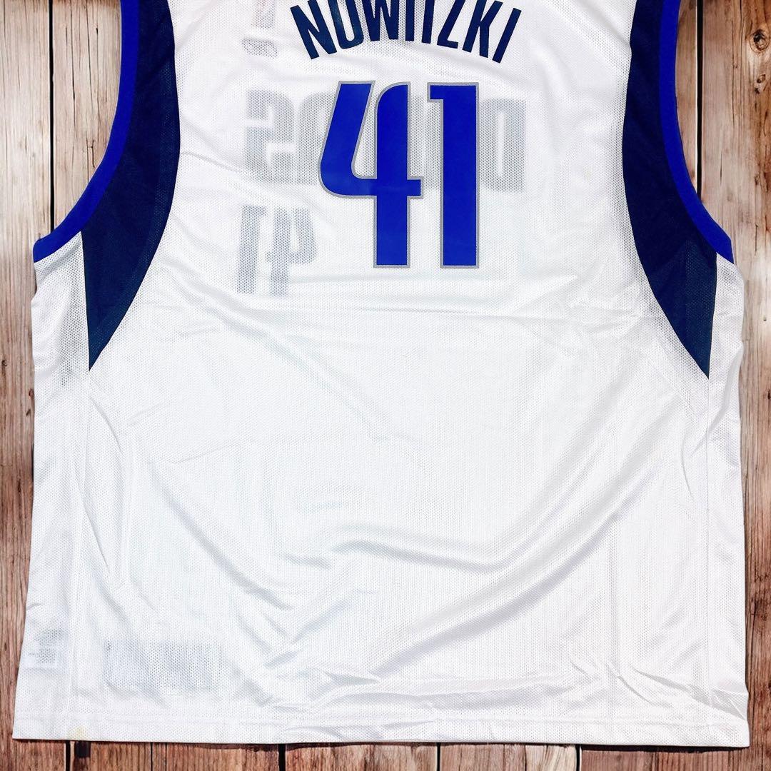 08M114◯Reebok ダラス NOWITZKI ユニフォーム ゲームシャツ