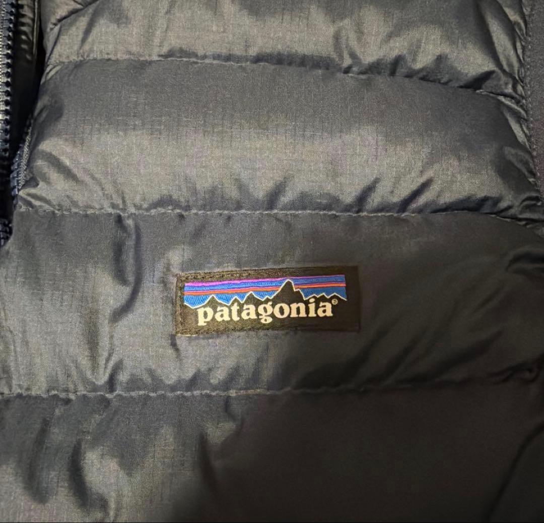 【超美品】Patagonia ダウンベスト ネイビー S