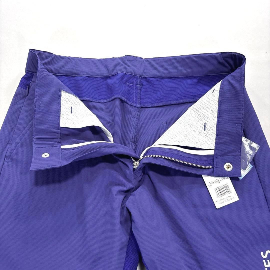 未使用品❗️ パーリーゲイツ　ロングパンツ　4/M パープル系　春夏　メンズ