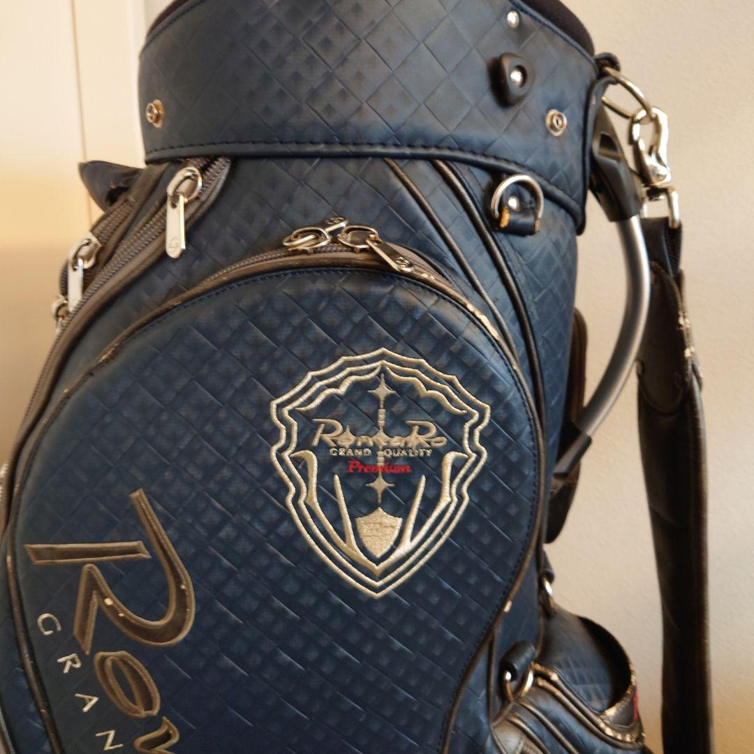 RomaRo ゴルフキャディーバッグ ネイビー　中古