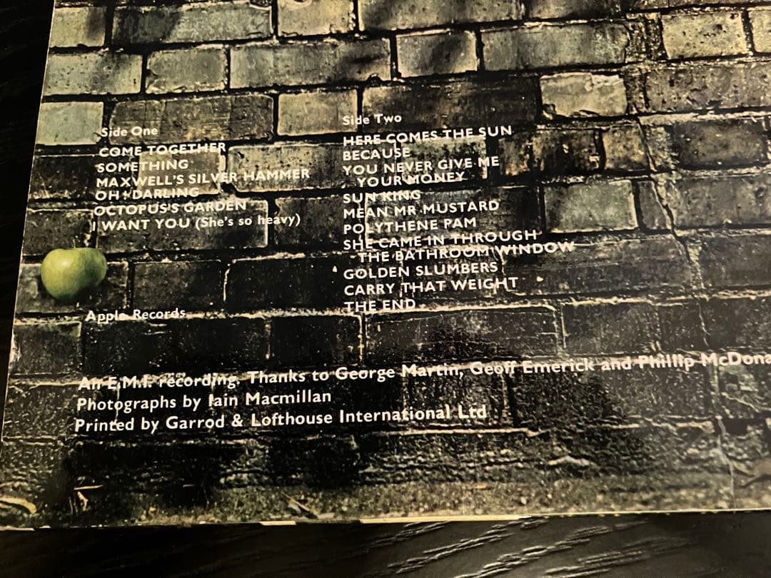 【美品】THE BEATLES ABBEY ROADレコード　初期盤