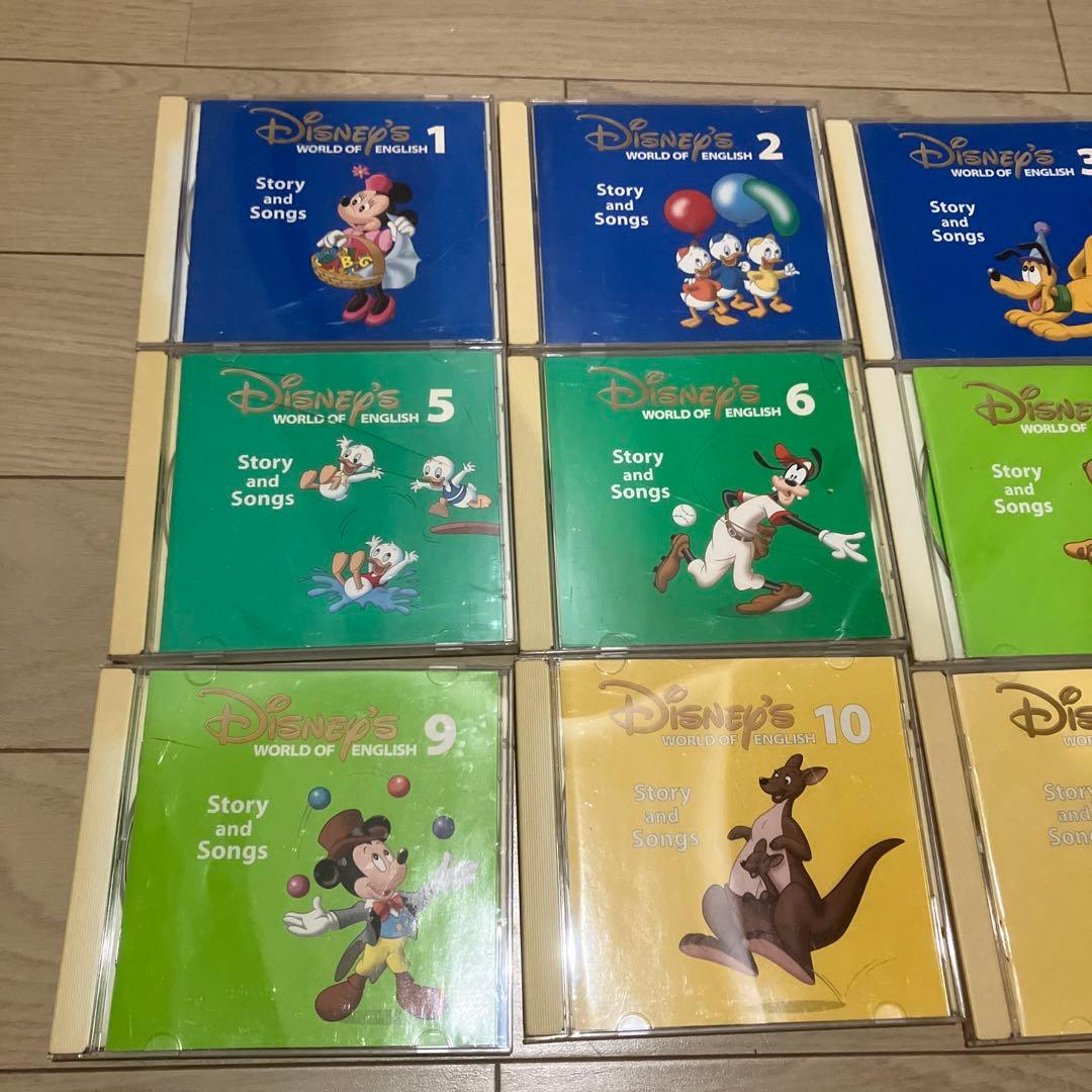 Disney WORLD OF ENGLISH DVD cd セット