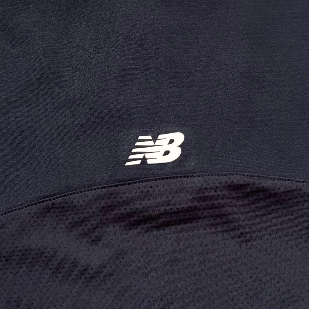 【美品】NEW BALANCE GOLF ハーフジップ ノースリーブシャツ 0