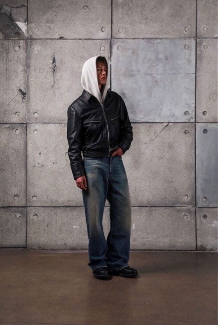 ノーメンテナンス　AERO LEATHER JACKET サイズM