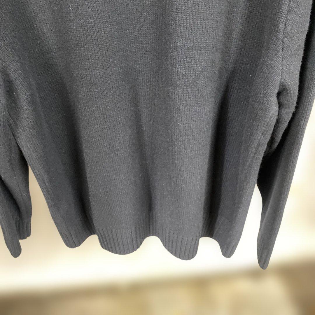 UNIQLO U ラムニットジャケット ブラック サイズXXL