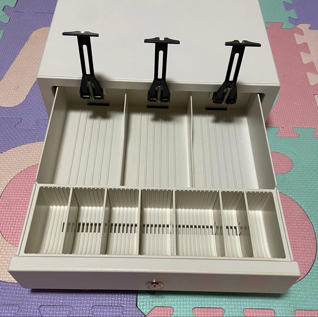 キャッシュドロア 手動式レジ プッシュオープン式 レジスター レジ