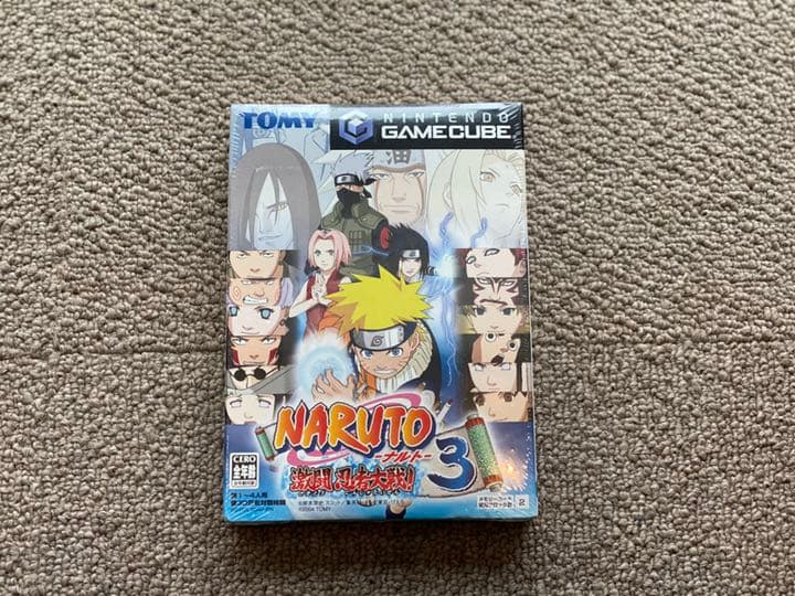 【レア・新品】ナルト 3 ゲームキューブ