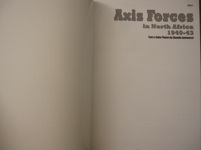 洋書 Axis Forces in North Africa 1940-43