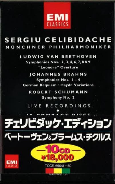【CD】 チェリビダッケ・エディション／ベートーヴェン & ブラームス