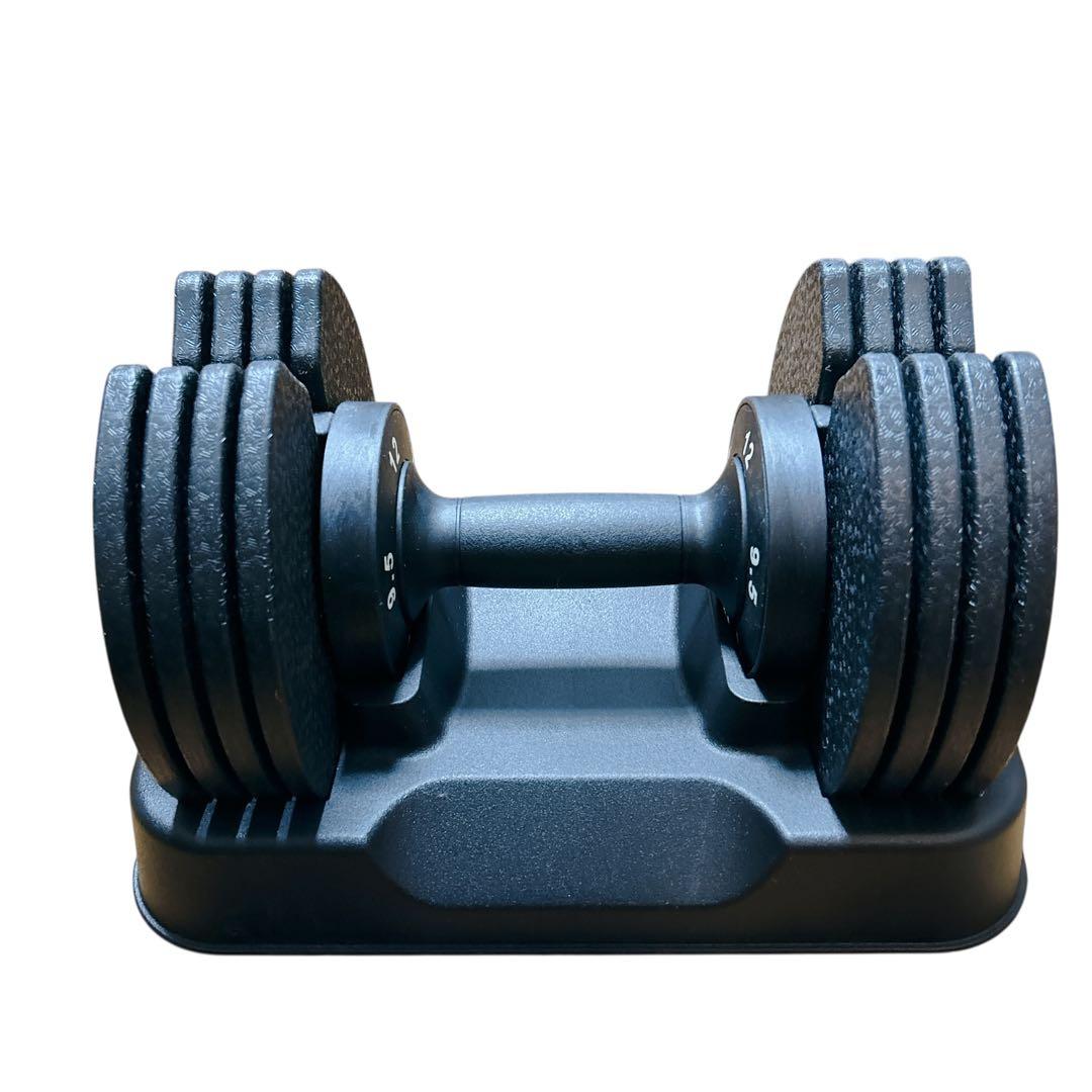 MOJEER 可変式ダンベル 12kg 2個セット 筋トレ