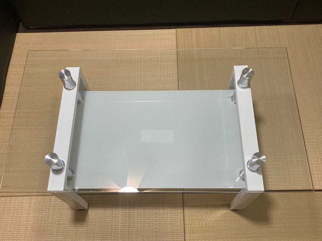 TEMPERED GLASS ガラステーブル【直接お引き渡しは1,980円】