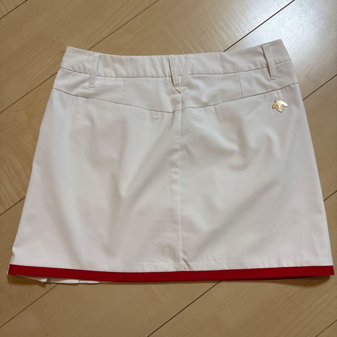 DESCENTE デサント　ゴルフ　モックネックシャツ　スカート　L 2点　美品