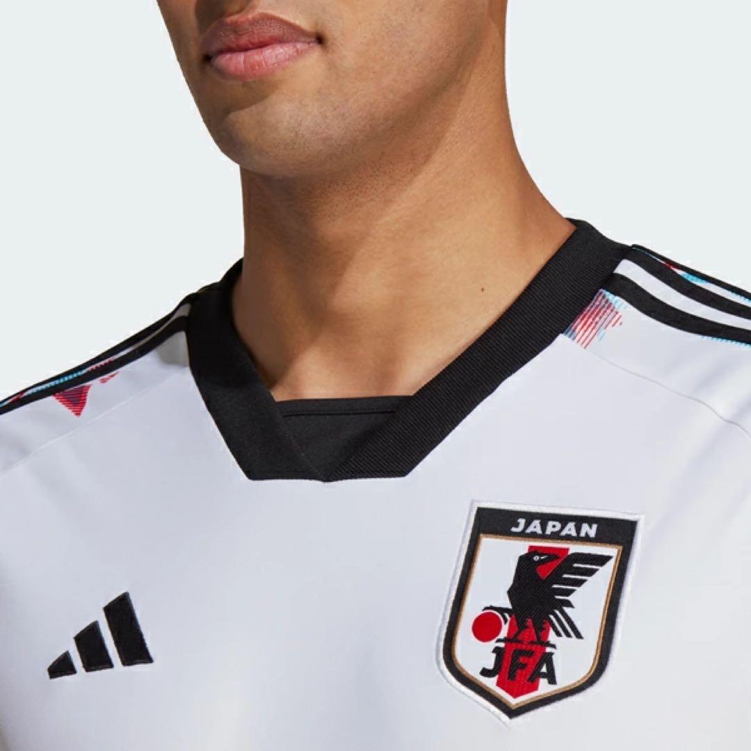 希少　サッカー日本代表　アウェイユニ　L