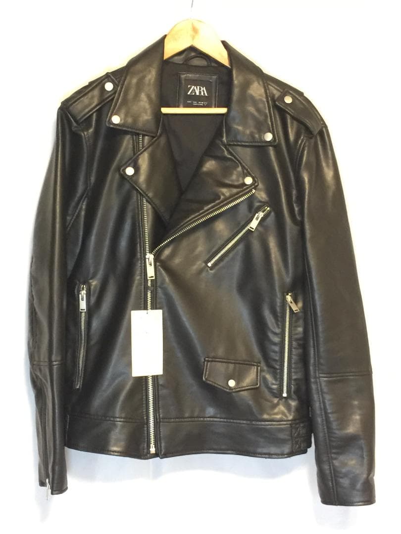 【新品同様】ZARA ザラ ダブル ライダース ジャケット