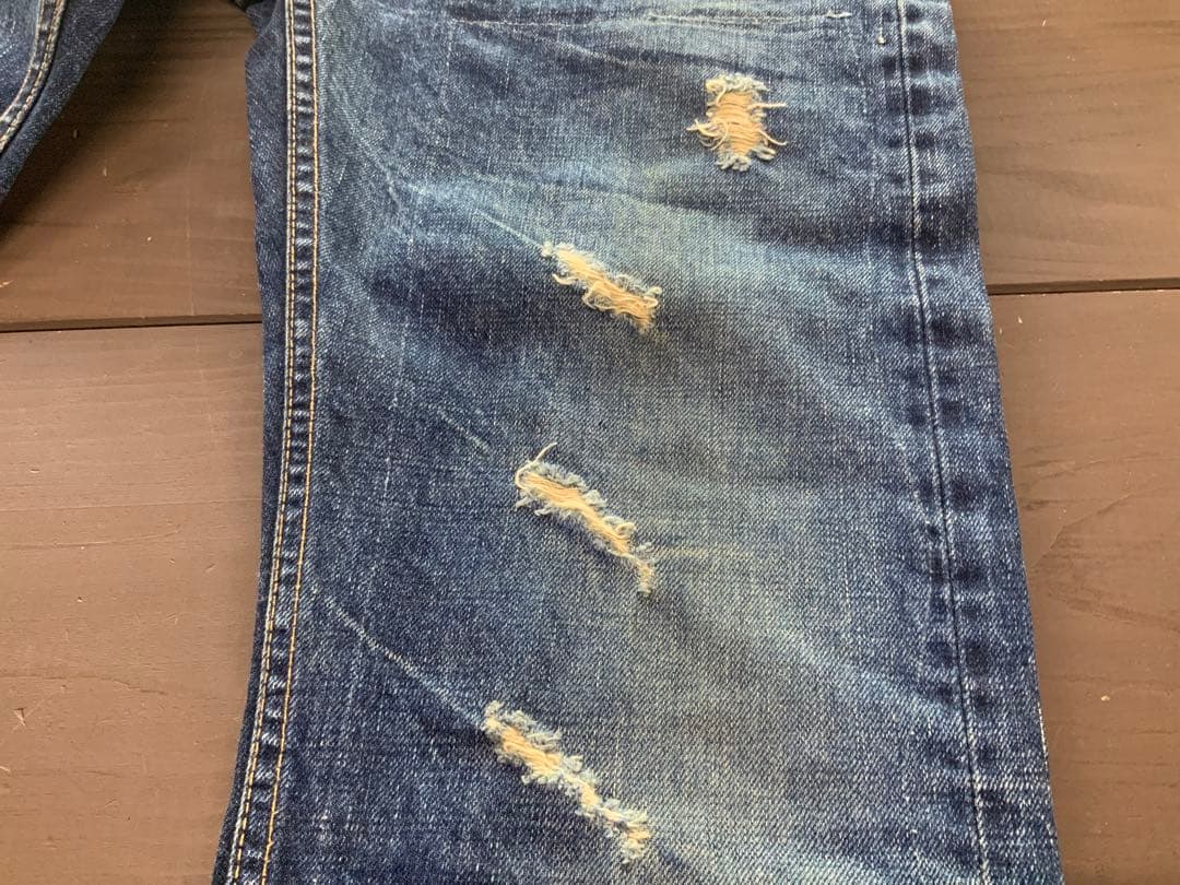 RRL ボルチモア　2nd ディストレスト加工　ゴールデンサイズ