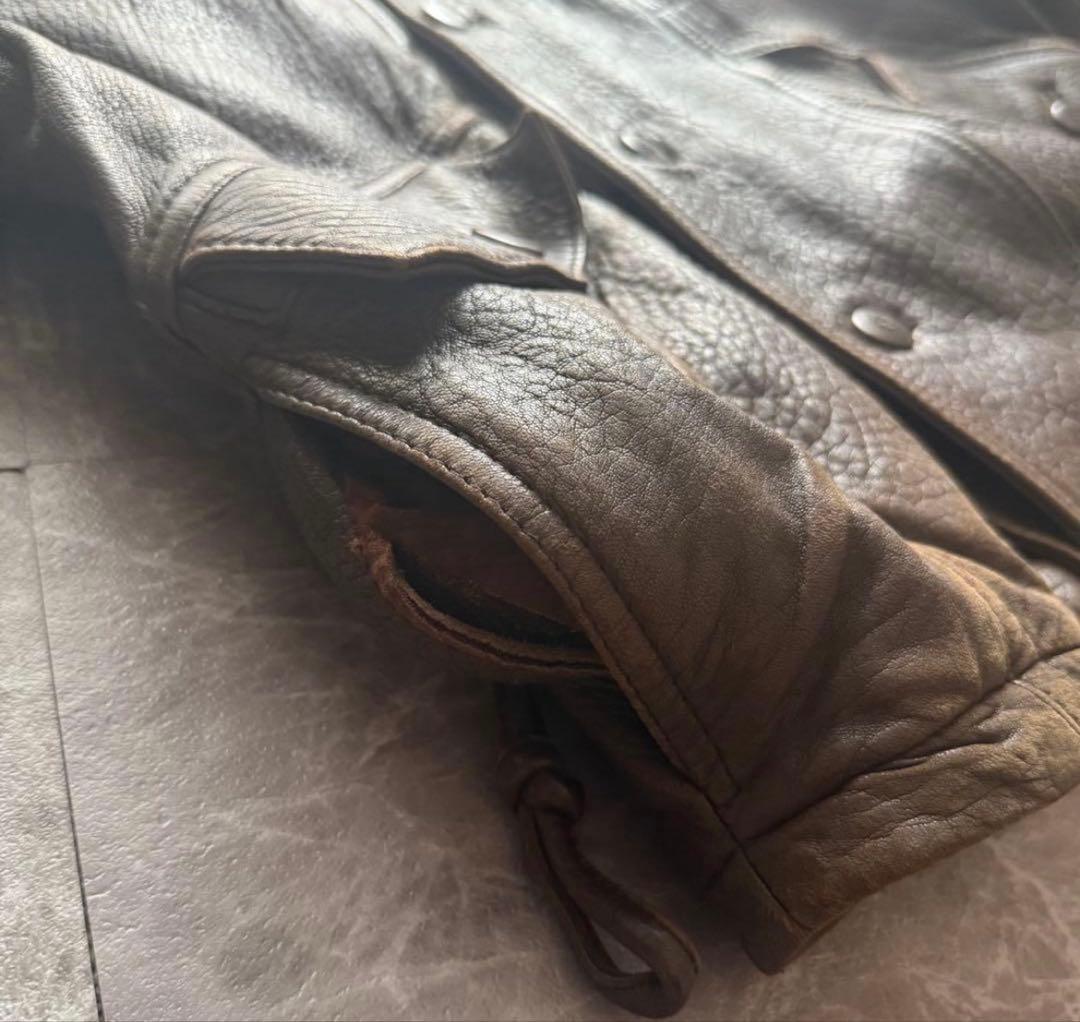 ジャケット・アウター Vintage Leather Jacket Italy BALL BASIC