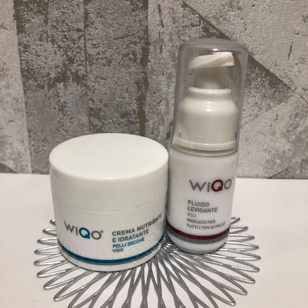 イタリア製ワイコWiQo保湿ナリシングクリーム& フェイスフルイド美容液