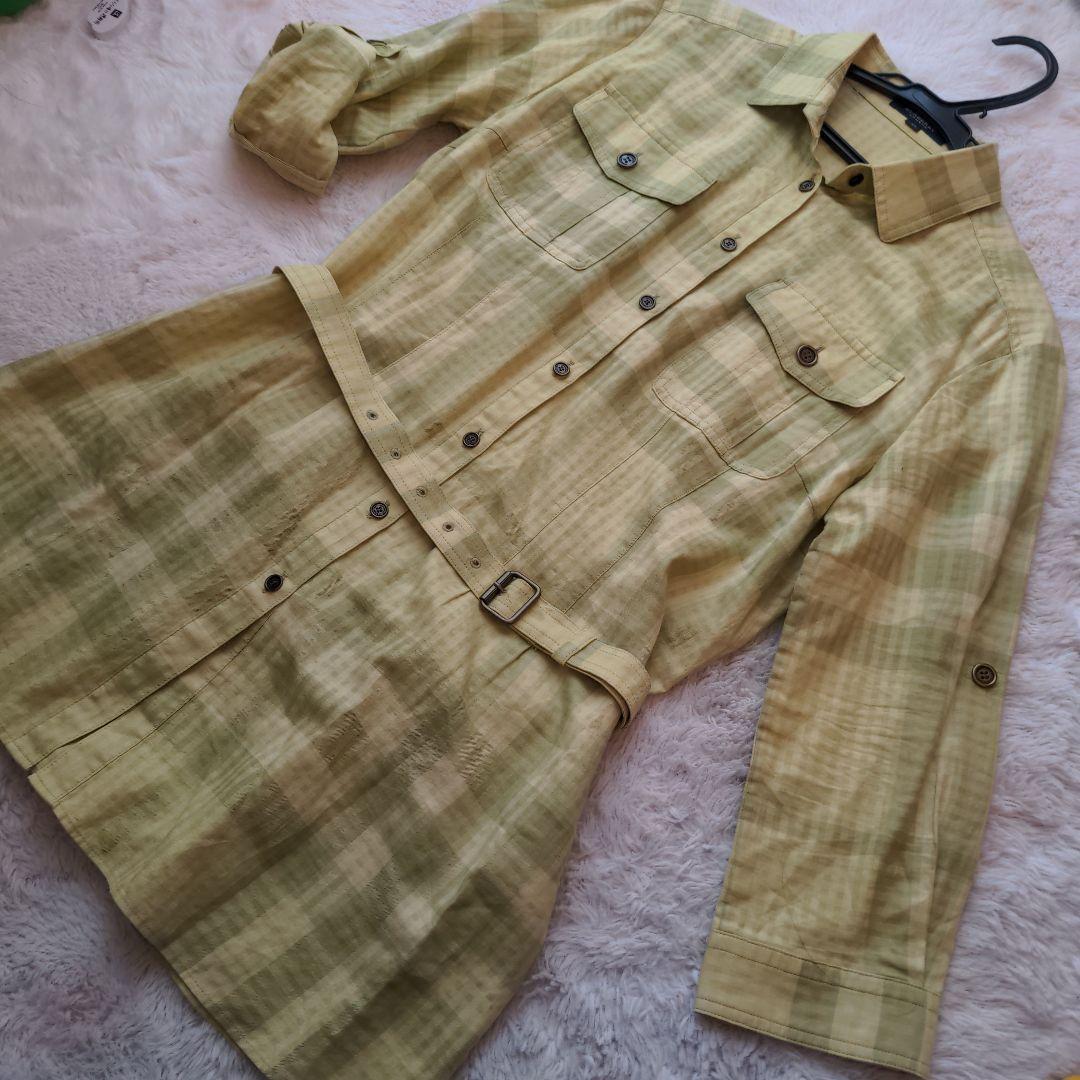 バーバリー　チュニック　シャツ　　Burberry チェックシャツ