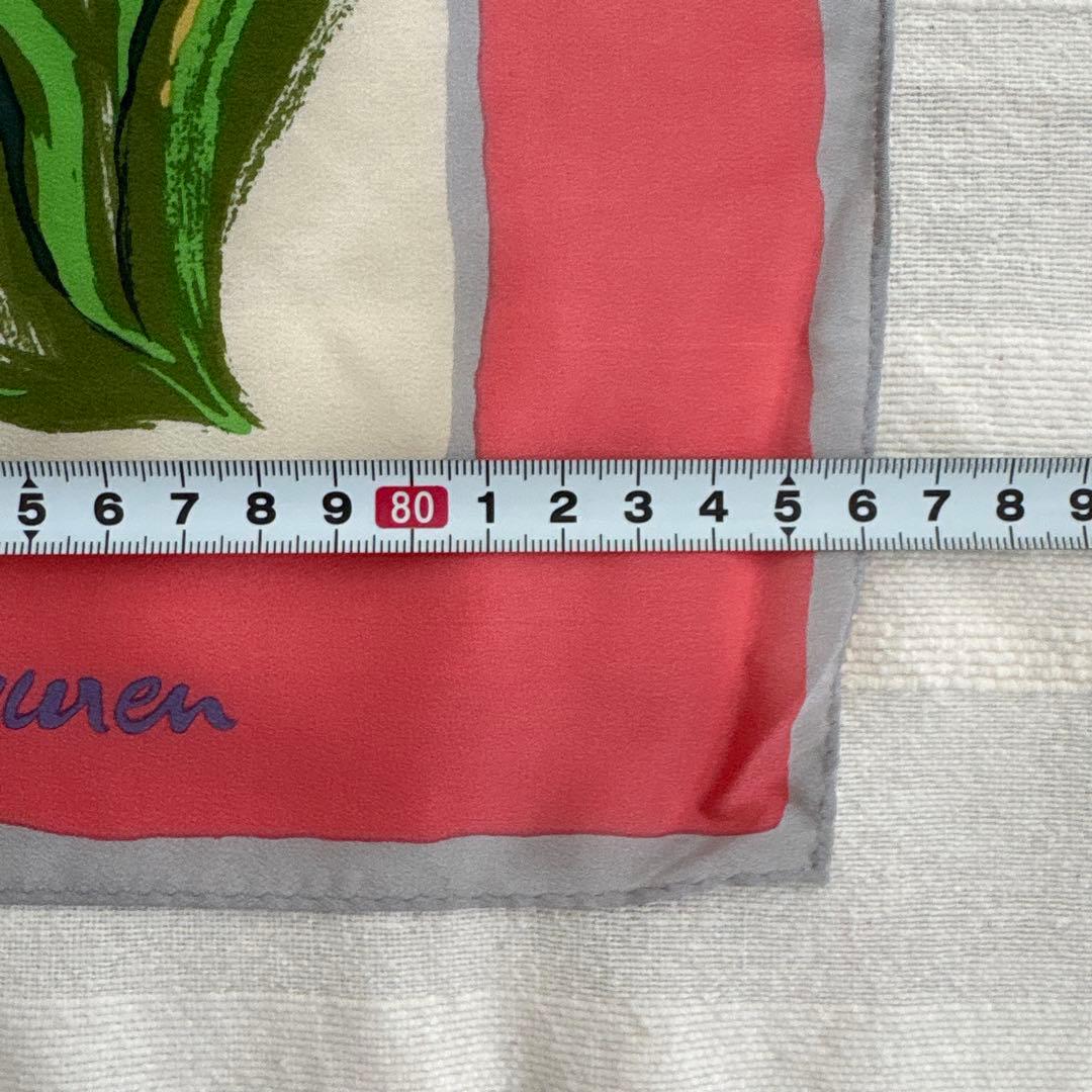 RALPH LAUREN シルク　スカーフ　風景画　ラルフローレン　絹　SILK