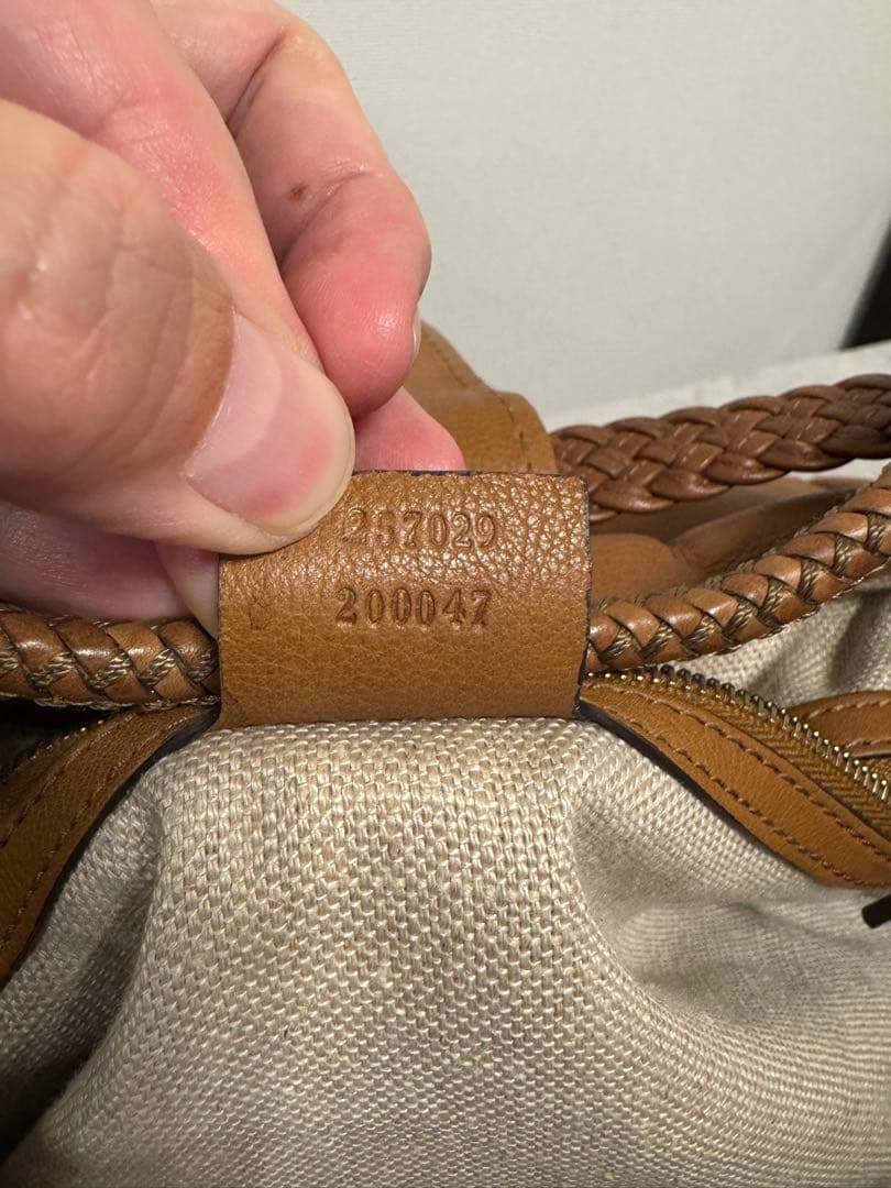最終価格！汚れシミありGUCCI グッチ レザー ハンドバッグ ブラウン 正規品