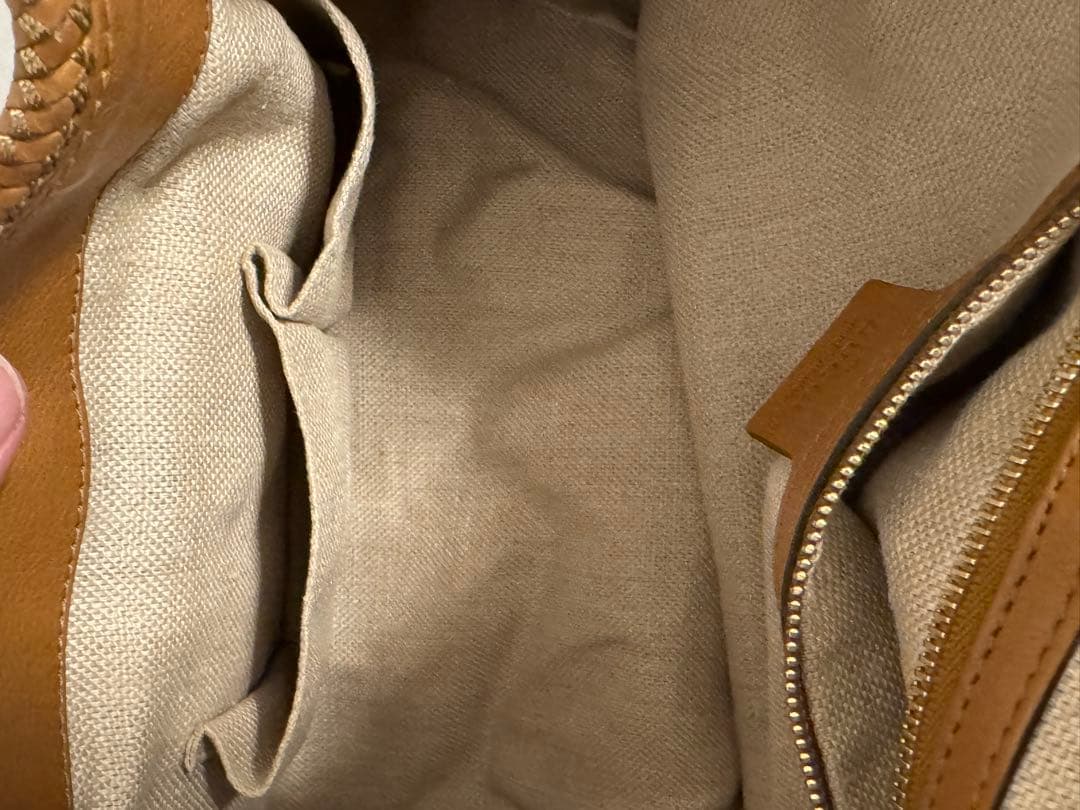 最終価格！汚れシミありGUCCI グッチ レザー ハンドバッグ ブラウン 正規品