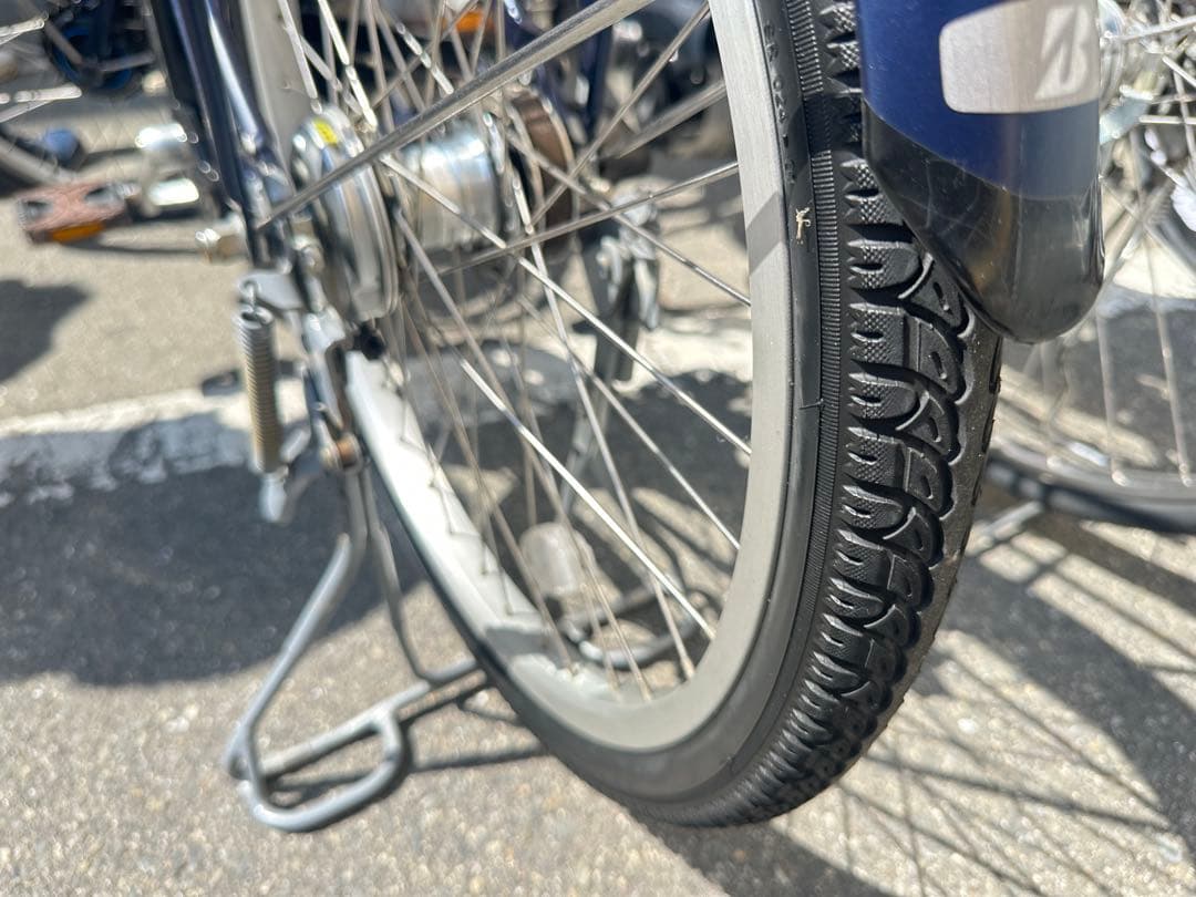 送料無料条件付BRIDGESTONE 24インチ　電動アシスト自転車中古車