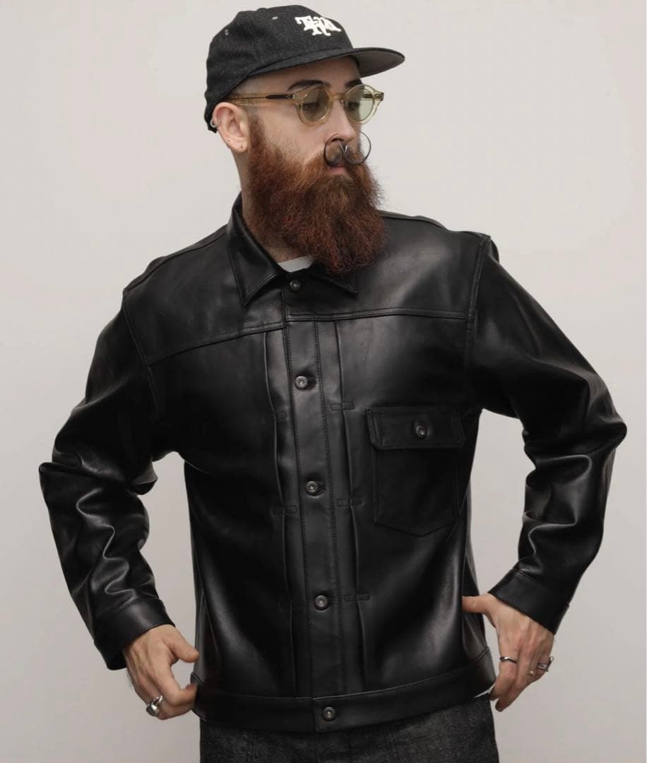 ジャケット・アウター Schott SHEEP LEATHER 1st TRACKER JACKET