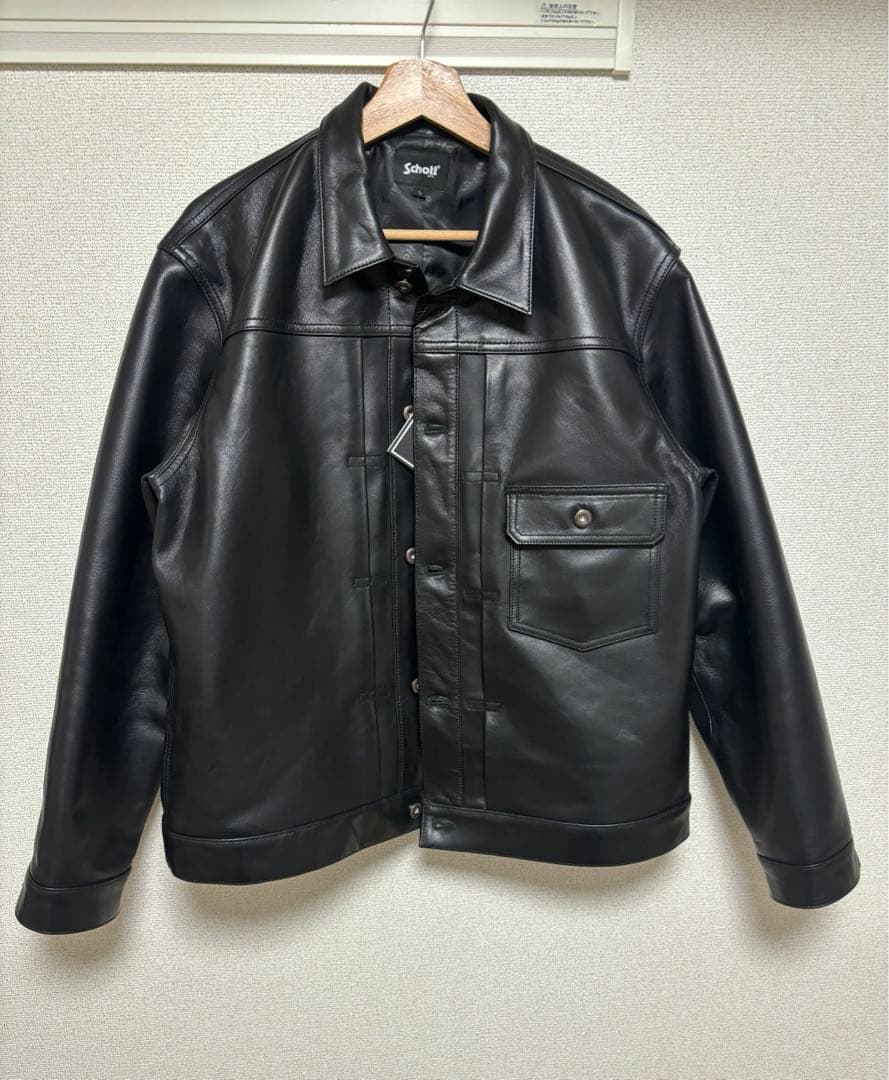 ジャケット・アウター Schott SHEEP LEATHER 1st TRACKER JACKET