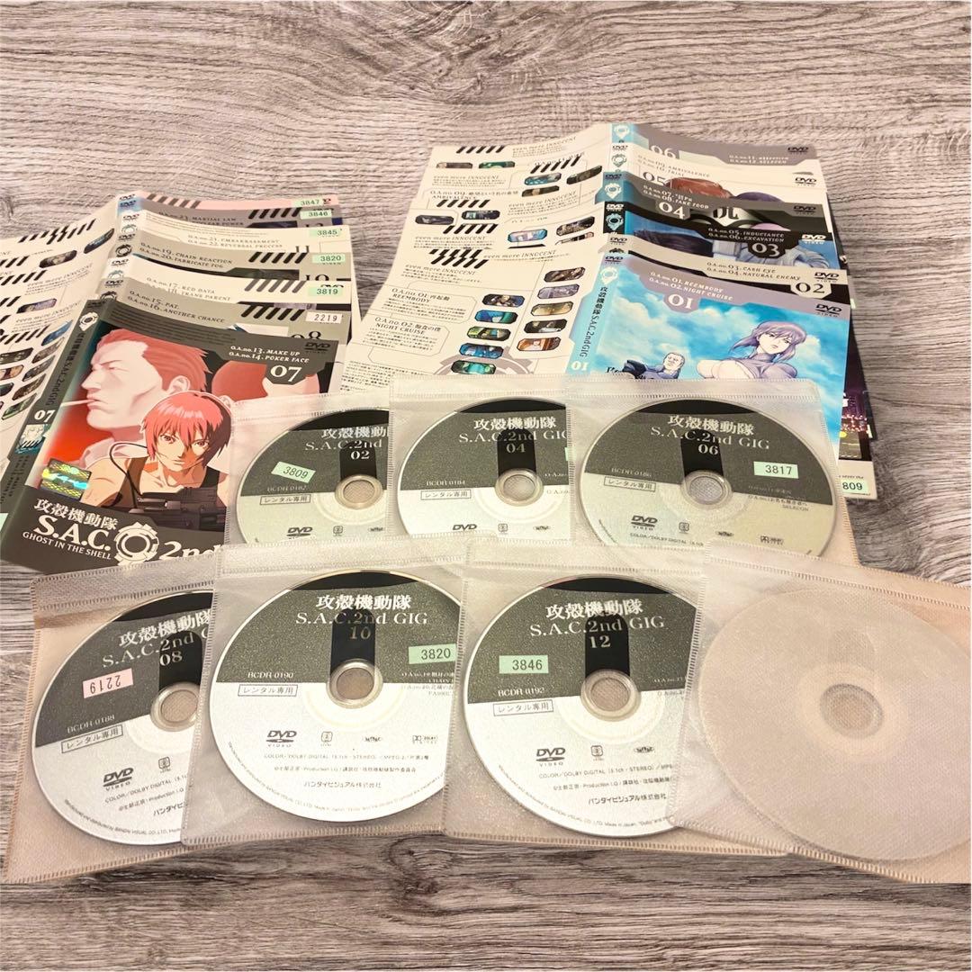攻殻機動隊【1期13巻+2期13巻+ARISE 4巻】DVD