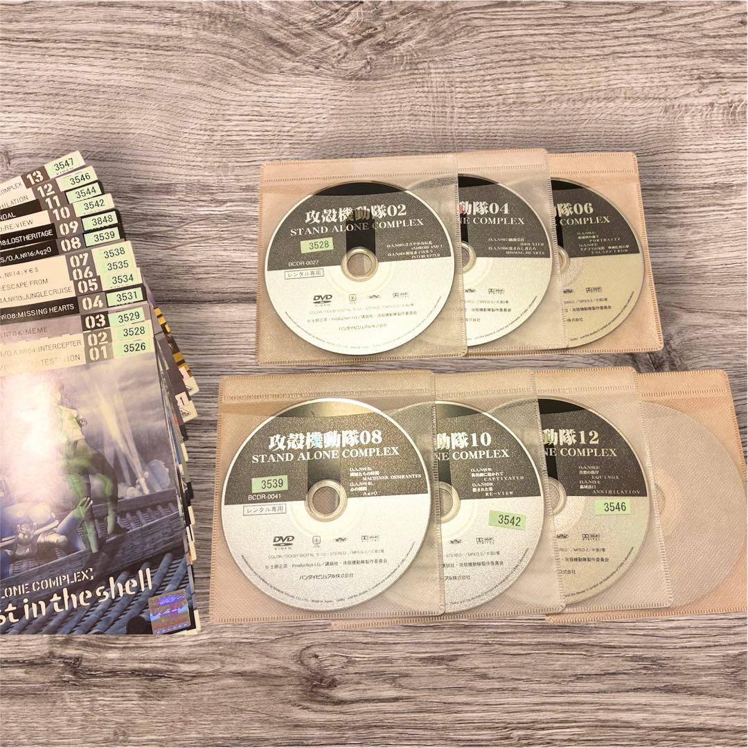 攻殻機動隊【1期13巻+2期13巻+ARISE 4巻】DVD