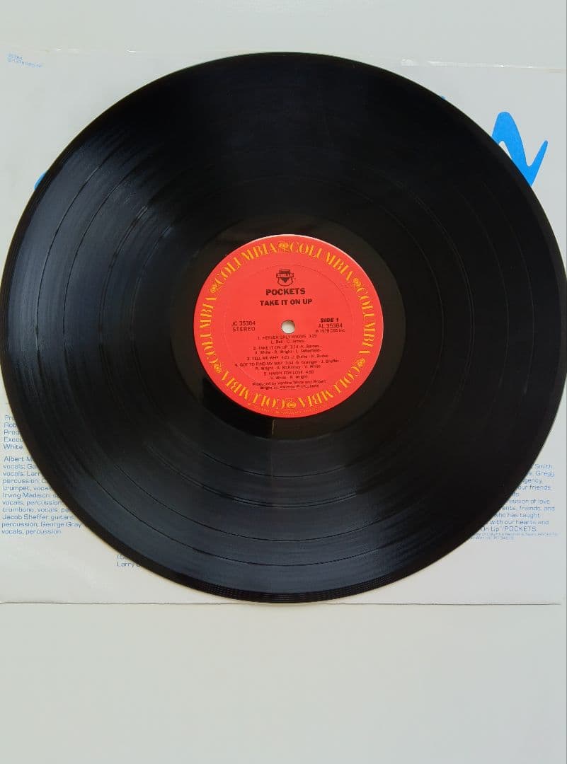 POCKETS/TAKE−IT−ON−UP/LP盤レコード。