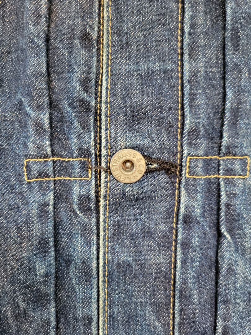 90s 濃紺 日本製 Levi's 71506XX ファースト 大戦モデル 36