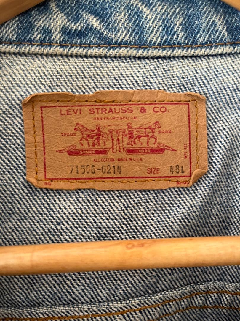 希少サイズ 70s〜80s 71506 リーバイス Ｇジャン USA製